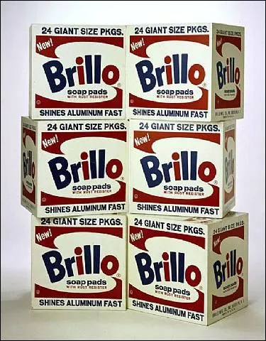 Peintre 'Pop art', il a peint 'Brillo boxes' :