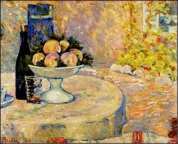 Surraliste proche du mouvement Dada, il a peint cette 'Nature morte' :