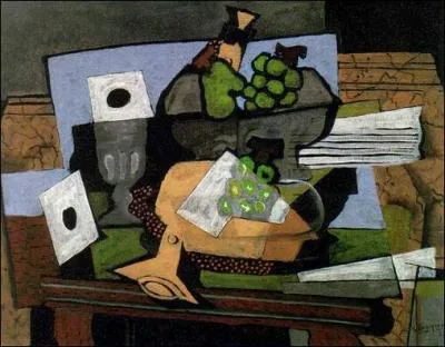 L'un des fondateurs du cubisme, il a peint cette 'Nature morte  la clarinette' :
