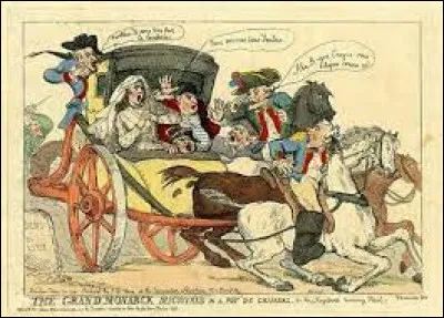 Selon la légende, il aurait reconnu le Roi grâce :