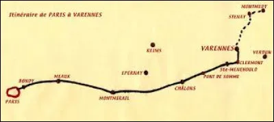 La fuite du Roi est stoppée à Varennes par les révolutionnaires. Dans quelle région cette ville se trouve-t-elle ?