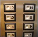 De nombreux grands immeubles vitent de nommer le 13e tage (qui devient un 12 bis ou un 14a)