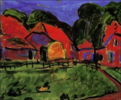 Qui a peint Maisons rouges ?