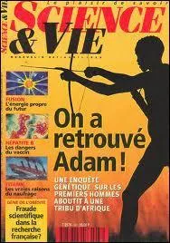 Le plus vieux squelette prhistorique ('Adam') a t retrouv en