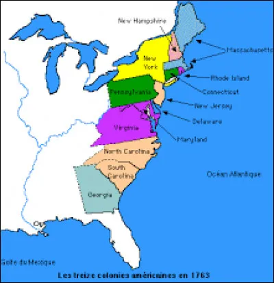 Les mesures sont d'autant mal perçues que les colons ne sont pas représentés au Parlement britannique. De combien de colonies se composaient les territoires de sa Majesté britannique en Amérique du Nord ?