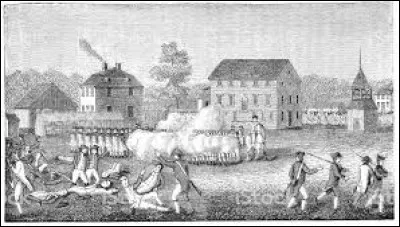 En 1775 dans quelle ville a lieu l'escarmouche qui marque le début des hostilités de la guerre d'indépendance ?