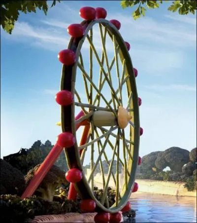 tonnante, cette reprsentation d'un monument bien connu... Quel est le nom de la vritable construction ?