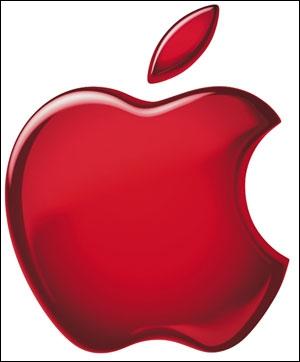 Quelle société très célèbre a pour logo une pomme ?
