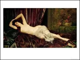 Qui a peint ce 'Nu rouge' vers 1880 ?