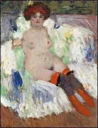 De qui est ce 'Nu aux bas rouges' peint en 1901 ?