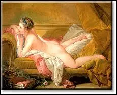 Qui a peint 'Nu sur un sofa ou Odalisque blonde' en 1753 ?