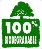 Que signifie 'biodgradable' ?