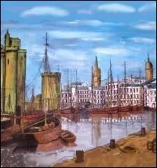 Quel port de l'Atlantique est reprsent sur cette toile de Bernard Buffet ?