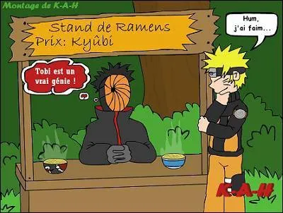 Combien co�te un bol de ramens chez Tobi (sur la pancarte) ?