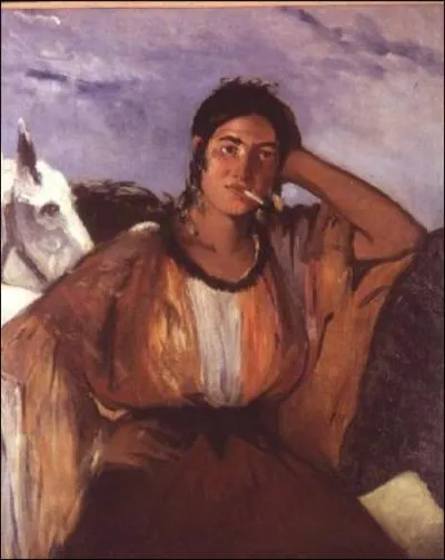 Qui a peint Gypsy avec une cigarette ?