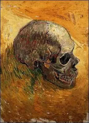 Le crne, tout simplement, a t peint par ?