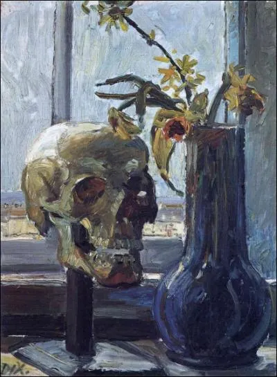 Voici une nature morte au crne, qui a t peinte par ?