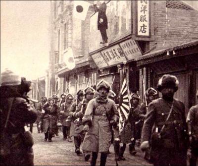 Quel vnement a permis au Japon de justifier l'invasion de la Manchourie en 1931 ?