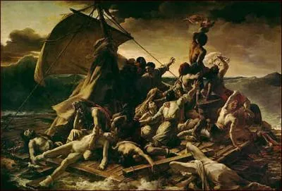 Le 2/07/1816, la Méduse s´échoua au large de la Mauritanie. Qui a exprimé dans un tableau les terribles conditions de survie des rescapés sur un radeau ?