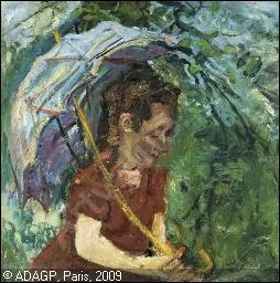 Qui a peint 'La femme  l'ombrelle' ?