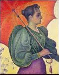 Qui a peint 'Femme  l'ombrelle' ?