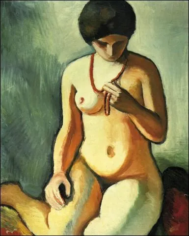 Qui a peint Femme nue au collier de corail ?