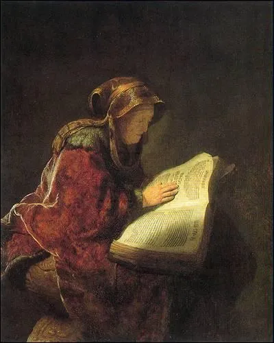 De qui est cette 'Vieille femme en train de lire' ?