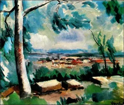 Ce ' Village'est une peinture ralise en 1912 par :