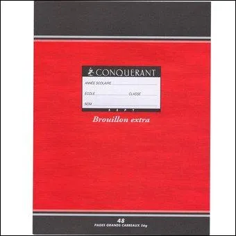 Je suis un cahier qui sert a faire des brouillons, qui suis-je ?