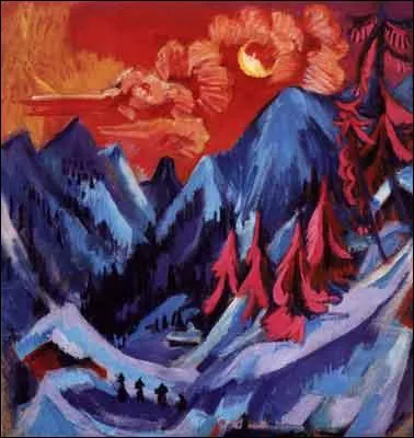 Qui a peint 'Paysage d'hiver au clair de lune' ?