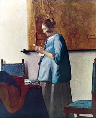 De qui est cette 'Femme en bleu lisant une lettre' ?