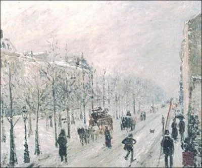 Qui a peint la neige en train de tomber ?