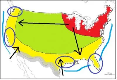 A quoi correspond la zone rouge ?