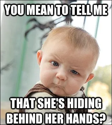 L'oeil d'un bb grandit plus vite que ses ongles !