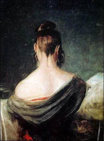 Quel est l'auteur de cette 'Jeune fille de dos'