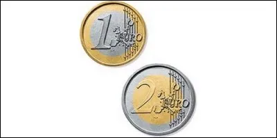 Que trouve-t-on sur les pièces françaises de 1 et 2 euros ?