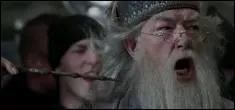 Quel sortilge Albus Dumbledore utilise-t-il pour amplifer sa voix ?