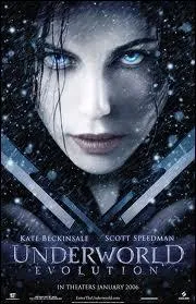 Le film 'Underworld' parle gnralement de :
