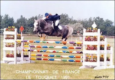 Combien de points perd le cavalier si le cheval fait tomber une barre lors d'un concours de saut d'obstacles ?