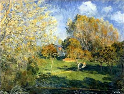 Qui est l'auteur de cette toile ' Un jardin  Montgeron ' ?