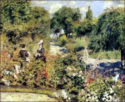 Quel impressionniste a ralis ce tableau ' Jardin  Fontenay ' ?