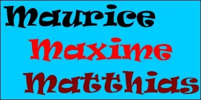 Quel pr&eacute;nom, d'origine latine, a pour signification "le plus grand" ?