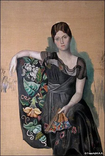 Qui a peint Portrait d'Olga dans un fauteuil ?