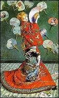 Camille Monet en costume japonais