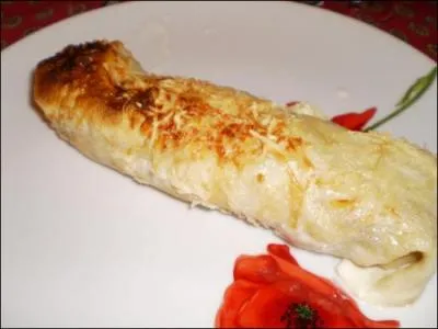 Comment s'appelle cette spcialit gastronomique de Picardie, compose d'une crpe au jambon et aux champignons cuite au four ?