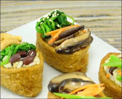 Poche de tofu assaisonne :