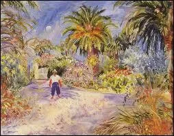 Qui a peint 'Jardin  St Tropez' ?