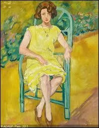 Qui a peint 'Femme assise dans le jardin' ?