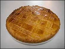 Gteau plat fait de sucre, farine, beurre et oeufs :