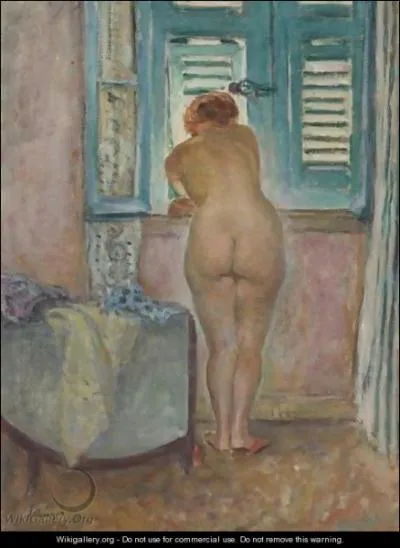 Qui a peint Nu devant la fentre ?